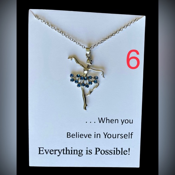 🆕 Ballerina Necklace - Lt Blue - Picture 12 of 12